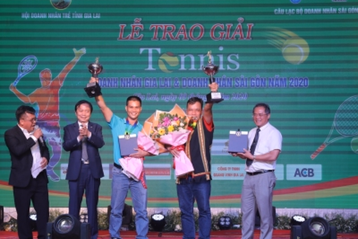 GIẢI TENNIS DOANH NHÂN TRẺ GIA LAI VÀ DOANH NHÂN SÀI GÒN
